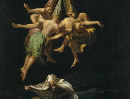 Francisco de goya   vuelo de brujas %281798%29
