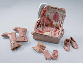 Visual temperature sculpture hyper realistic guts cao hui 29