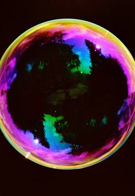 Ball black bubble 35016